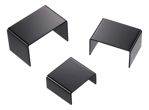Conjunto De Vitrine De Acrílico Preto Econômico Vitrine De