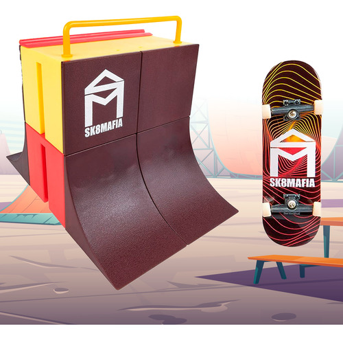 Tech Deck Skate Set De Rampa Y Patineta Original Spin Master