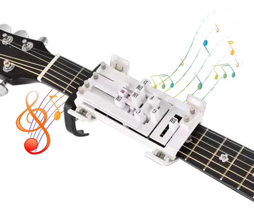 Guitar Aid Chord Practice Teclas De Pulsación Automática Cho