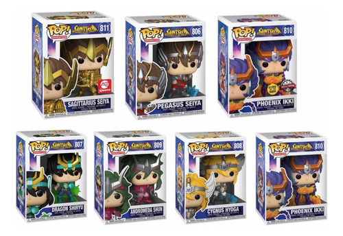 Funko Pop Saint Seiya Caballeros Del Zodiaco Set De 7