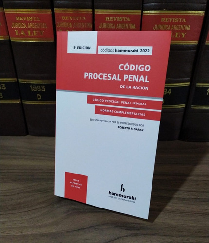 Código Procesal Penal De La Nación Y Federal Hammurabi 2022