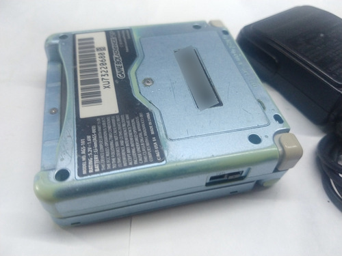 Gameboy Advance Ags 101 Doble Luz + Cargador Original Celeste (Usado)