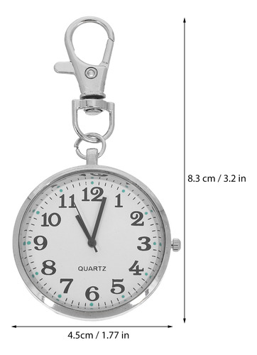 Reloj De Bolsillo Con Números Transparentes Para Enfermeras