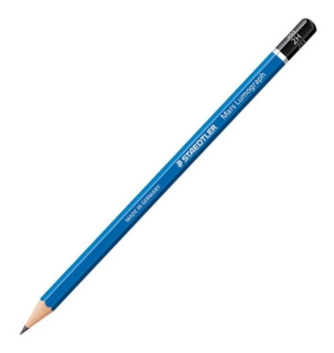 Lapiz Negro Staedtler Lumograph Mars 2h Grafito Dibujo