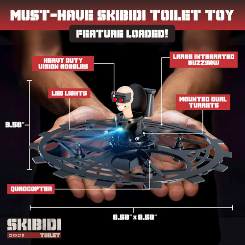 Drones Voladores Rc Drone Force1 Skibidi Para Inodoro