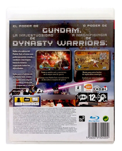 Dynasty Warriors Gundam Ps3 (Reacondicionado)