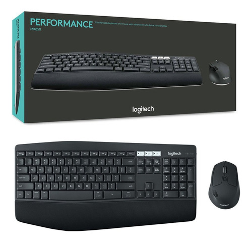 Outlet Teclado Y Mouse Logitech Mk850 Inalambrico 