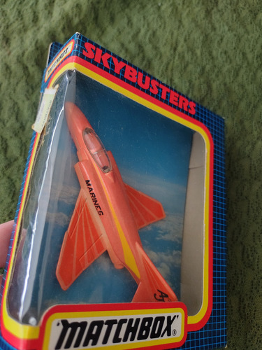 Avión Sb-15 F-4 Phantom Marines, Matchbox Skybuster 1:64 Rosa (Usado)