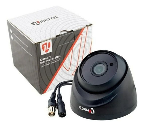 Câmera Jl Protec Black Dome Interna Full Hd Noturna 20m