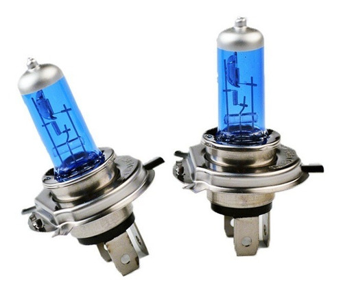 Imagen 1 de 6 de Lampara H4 Efecto Xenon Corta Y Larga Oferta Jgo. X 2 Unid.