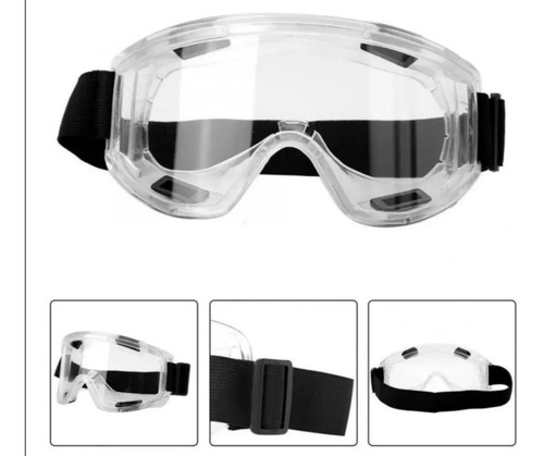 Lente Goggles De Protección De Uso Médico Transparente