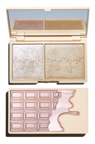 Mini Paleta Iluminador Bronceador Rose, I Heart Revolution Tono del iluminador Rose gold