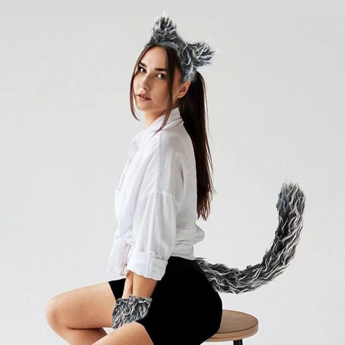 Sanderala 4pcs Lobo Disfraz Juego De Accesorios -...