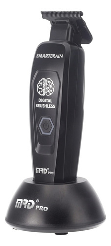 Set Clipper Trimmer Shaver Mrdpro Barber Smartbrain Negro Cs