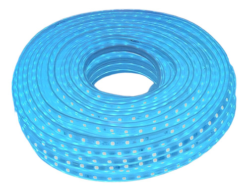 Tira Led Azul Turqueza 2835 25mt Seccionable C/50cm 110volts Luz Azul Turqueza / Ice Blue