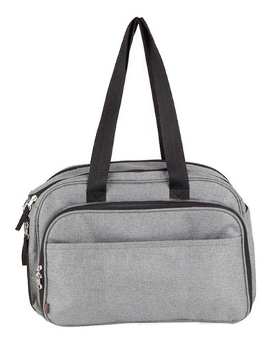 Bolso Maternal Cambiador Infanti Baby Bed Gris