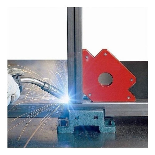 Set 4 Escuadras Magnéticas Para Soldar 50 Lbs 110 Mm