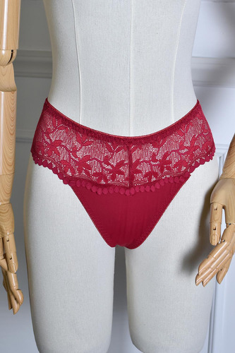 Pantie Con Encaje En La Cintura /tallas Extras, 842 (blanco)