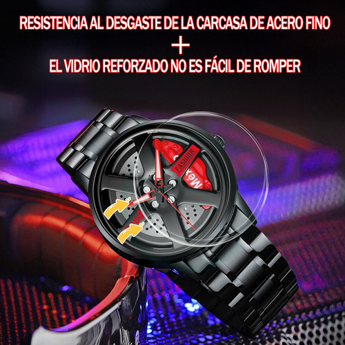 Reloj Giratorio Rin Reloj Hombre Deportivo Reloj Analogico