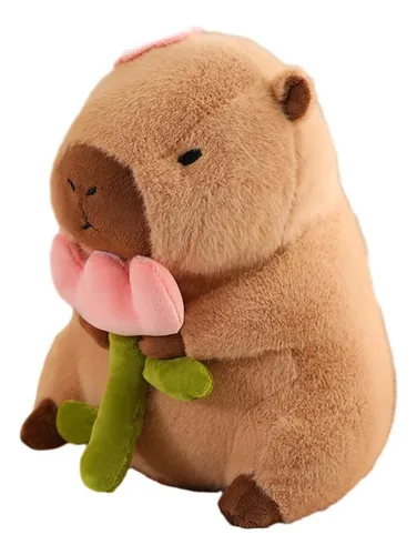 Lj 30cm Lindo Y Suave Muñeco Capibara Peluche Grande,regalo
