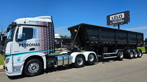 Mb 2548 6x2 Petronas Ano 21+ 4 Eixo Basculante 55m3 Randon