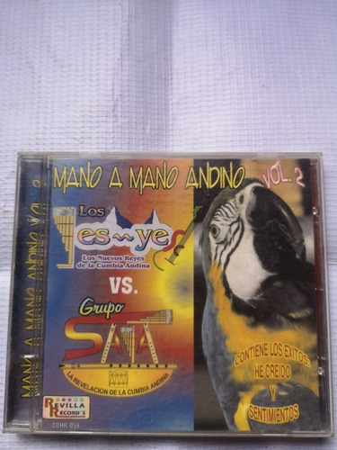 Mano A Mano Andino Vol 2 Yesyes Saya Disco Compacto Original