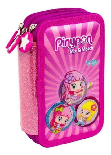 Lapicera Con Accesorios De Pinypon Color Rosa