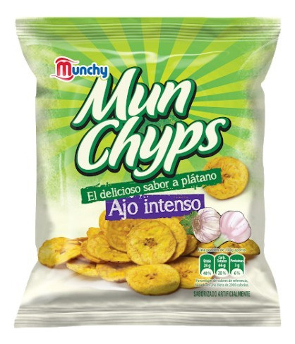 Toston Con Ajo Munchyps Contenido  40gr