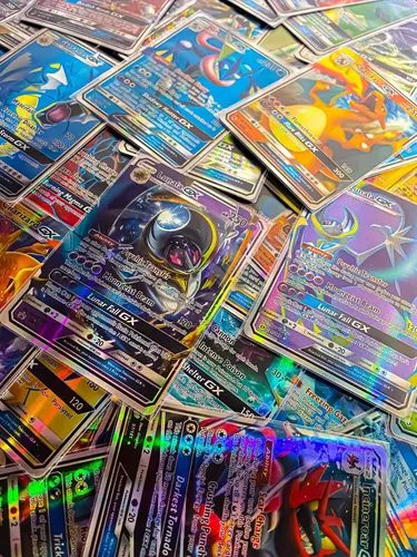 Lote 15 Cartas Pokémon Gx Brilhantes - Sem Repetidas