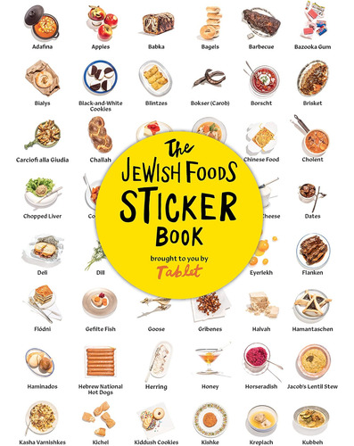 Libro De Pegatinas The Jewish Foods Book-inglés