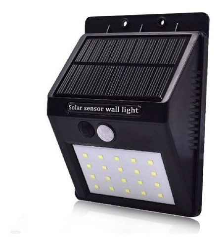 Reflector Led Exterior Solar 20 Led 60w Sensor Movimiento 