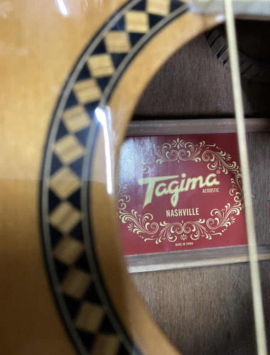 Violão Tagima Folk Aço Natural Nashville Novo Mostruario