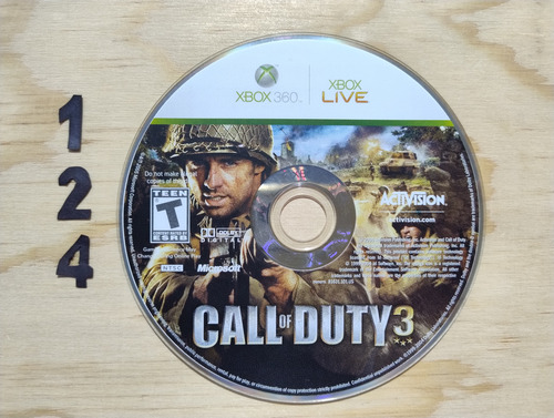 Call Of Duty 3 Solo Disco Xbox360 (Usado)