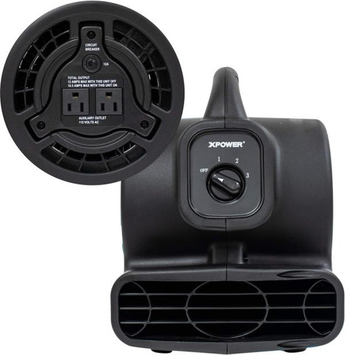 Xpower P-80a Mini Mighty 138 W 600 Cfm Motor De Aire Centríf