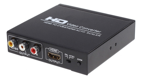 Conversor De Vídeo Black Nk-10ii Hdmi A Hdmi/cvbs /av Scaler