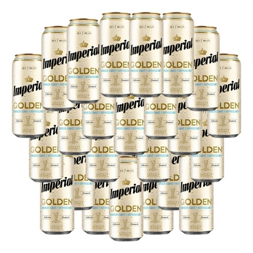 Cerveza Imperial Golden Lata 473ml Pack X24