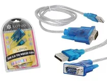 Comprar Kit Cabo Conversor Usb Pu002F Serial Rs232 Macho + Adaptador Db9
