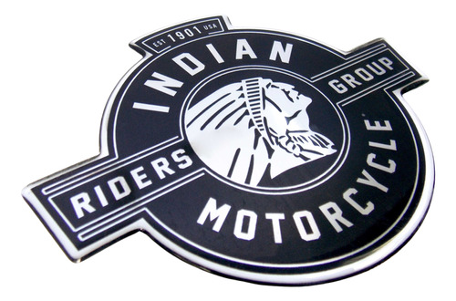 Emblema Adesivo Resinado Indian Motorcycles Riders Group