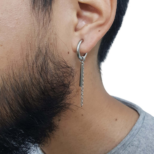 Arete Presión Sin Hueco Oreja Aros Unisex Hombre 3