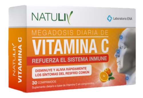10x Vitamina C X30 Comp Natuliv Reforza Tu Sistema Inmune