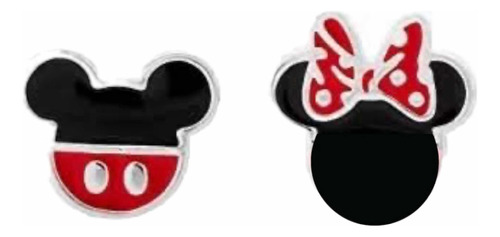 Broquel Plata .925 Minnie/mickey Mouse