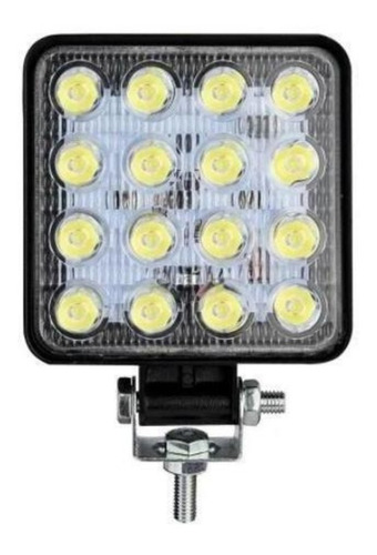 Faro Led Barra  Auxiliar 16 Led 48w Cuatri 4x4 Agro Off Road