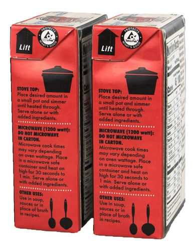Caldo De Hueso De Res Orgánico 500 Ml Dos Cajas