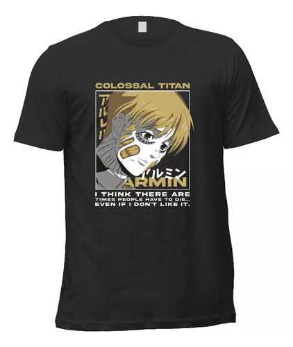 Remera Shingeki No Kyojin Armin Arlert N02 A2 Unisex