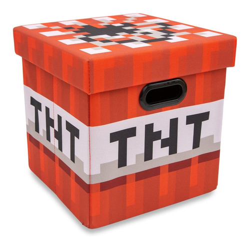 Minecraft Tnt Block - Caja De Almacenamiento De 13 Pulgadas