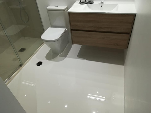 Porcelanato Líquido Autonivelante Transparente 30kg Acabados Acabado Brillante