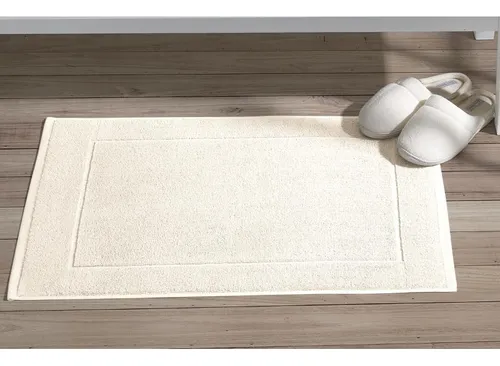 Toalla De Piso Dohler Rubi 100% Algodón Egipcio 50x70cm Color Crema