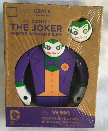 The Joker Dc Painted Wooden Figure