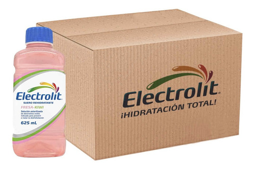 Electrolit Suero Rehidratante Sabor Fresa Kiwi 625ml 6 Pack