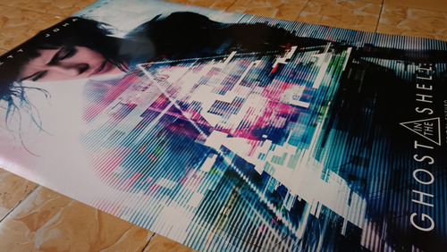 Póster Original Cine Ghost In The Shell Scarlett Johansson (Usado)